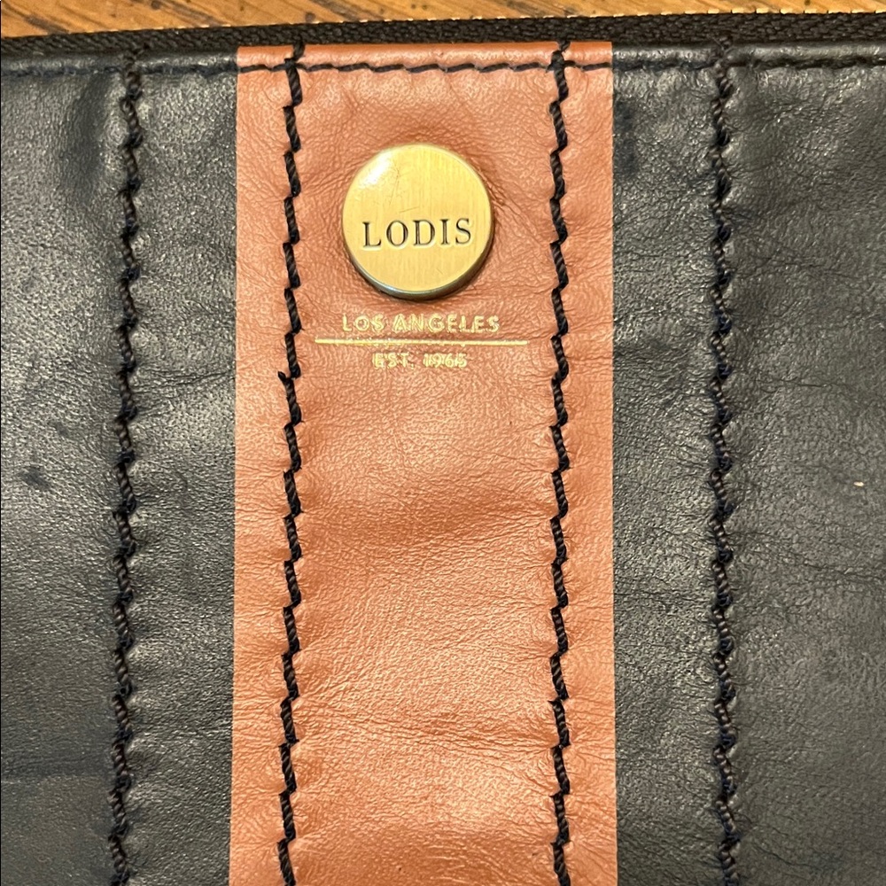 Lodis Black and Brown Wristlet - Picture 5 of 15